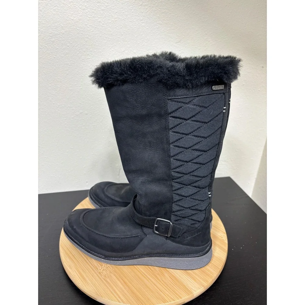 Merrell Tremblant Ezra Tall Women 8.5‎ Black Waterproof Insulated Boots J95134